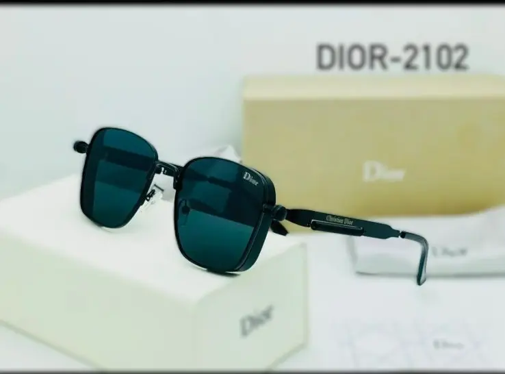 Chr!stian D!or Black Sunglasses for Men/Women